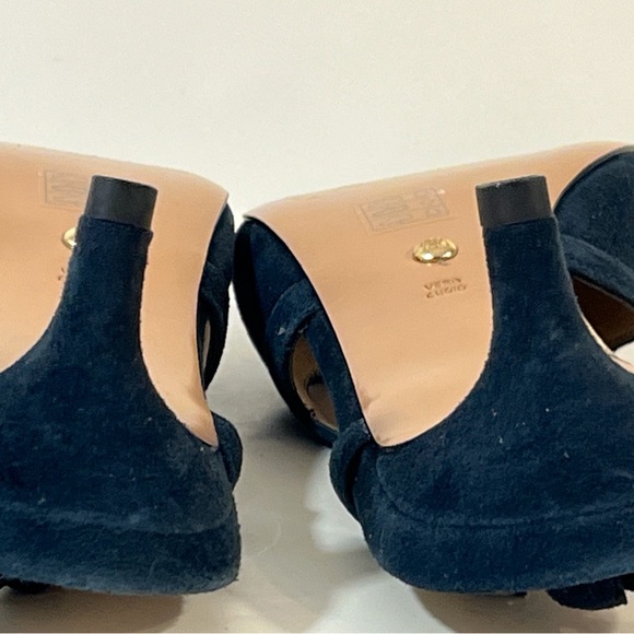 Pelle Moda Deena Midnight Blue Slingback Heels 8 M - Picture 15 of 15